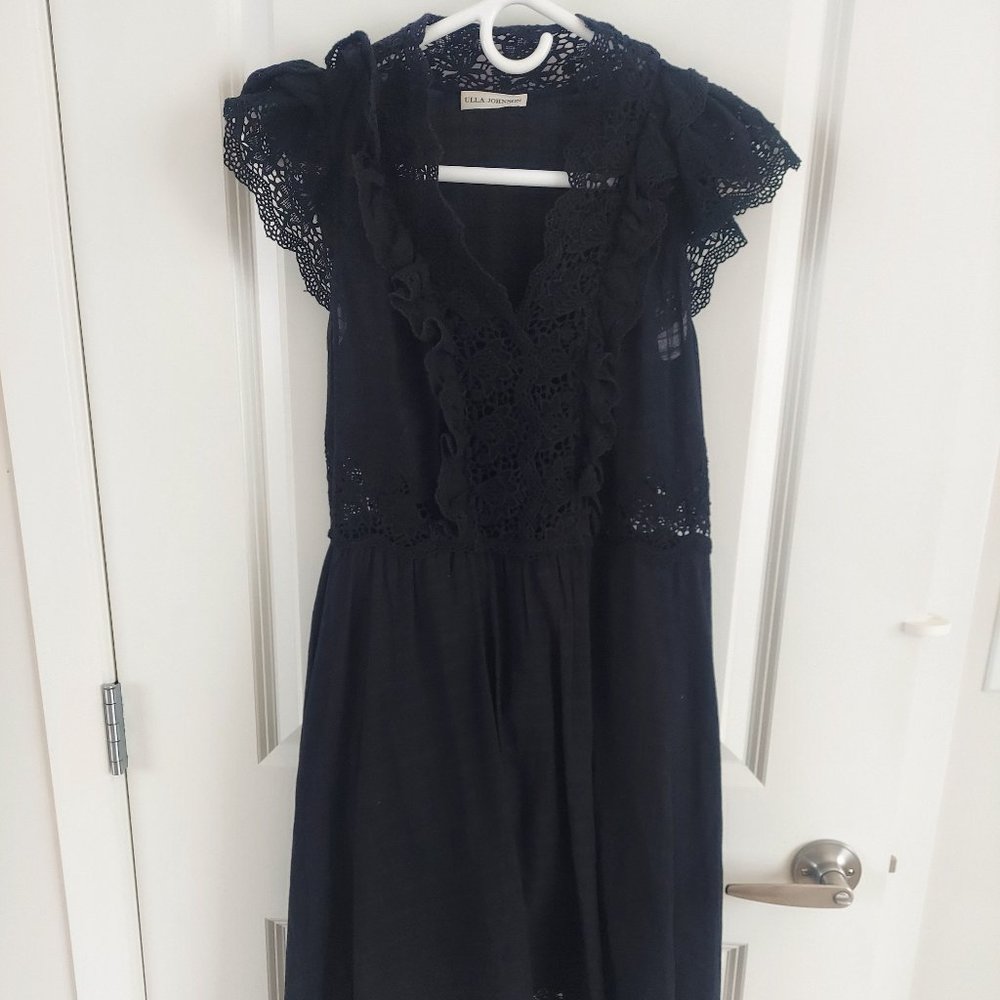 Ulla Johnson black Lace Lavinia Dress size 2 (XS)